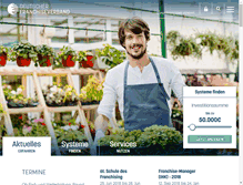 Tablet Screenshot of franchiseverband.com